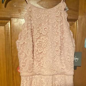 By&By Pink Lace Dress